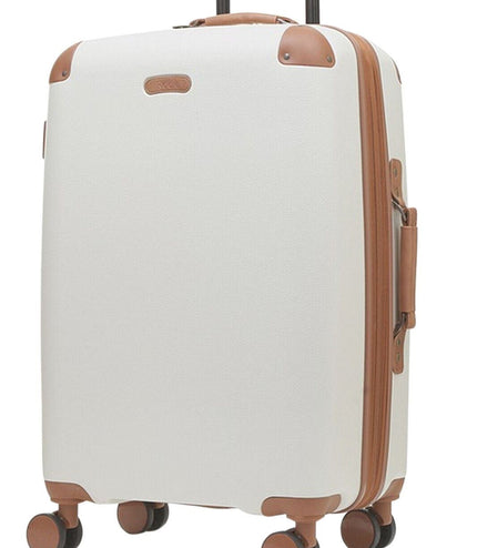 Amble Medium Hard Shell Suitcase in Cream