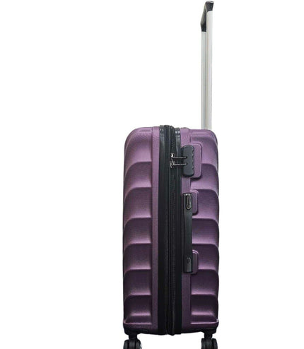 Colyton Large Hard Shell Suitcase in Purple