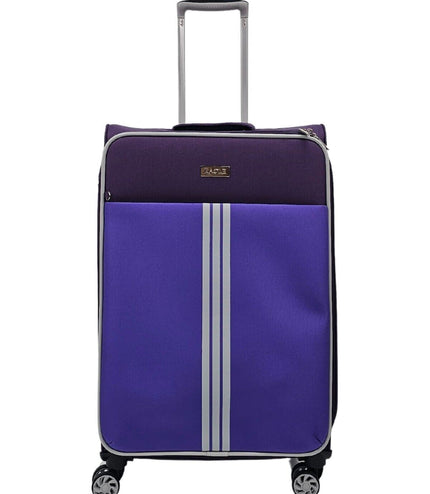 Beverley Medium Soft Shell Suitcase in Purple