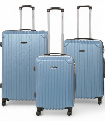 Corowa Set of 3 Hard Shell Suitcase in Blue
