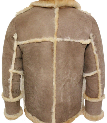 Men's Designer Winter Sheepskin Fur Coat-Zaragoza
