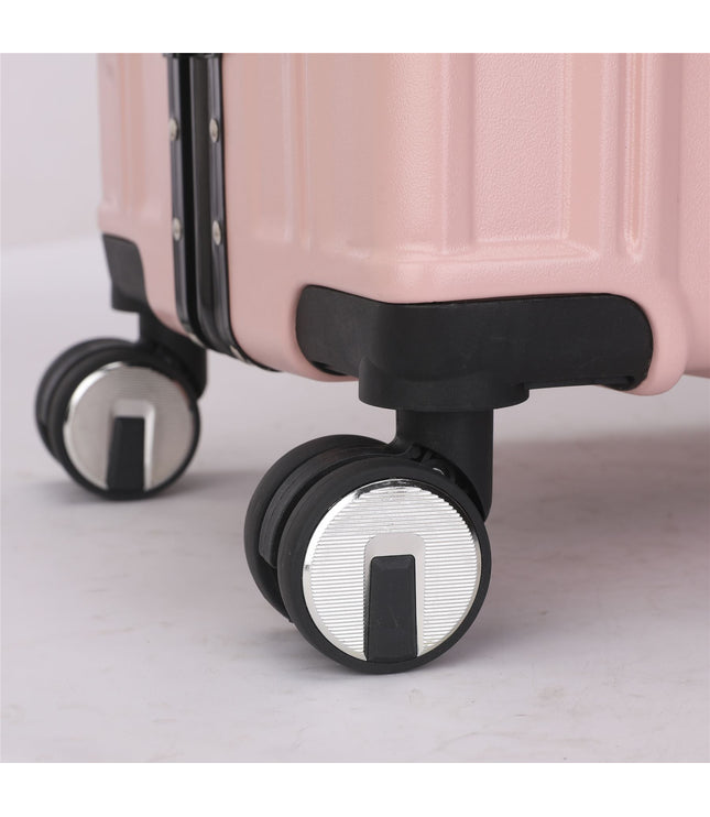 Airdrie Set of 3 Hard Shell Suitcase in Pink