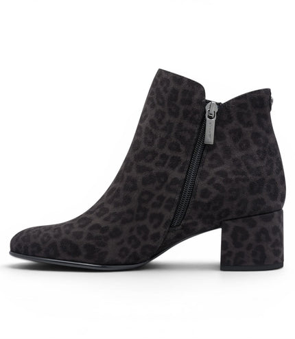 Tamaris Women's Grey Faux Heeled Ankle Boots - 25354-43