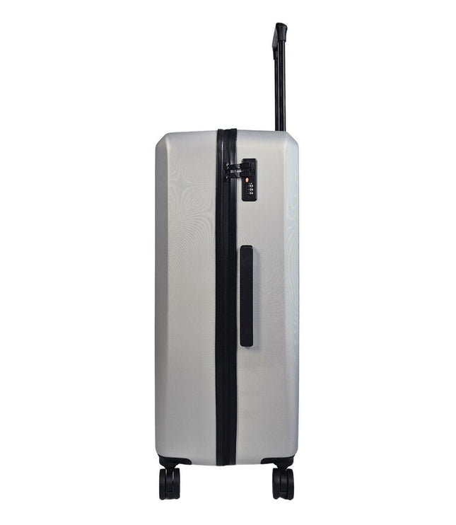 Croydon Large Hard Shell Suitcase in Silver