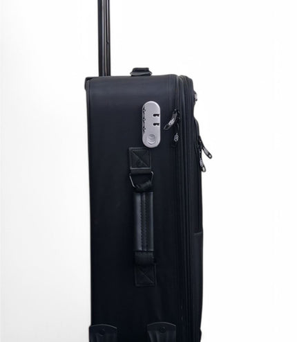 Handa Cabin Soft Shell Suitcase in Black