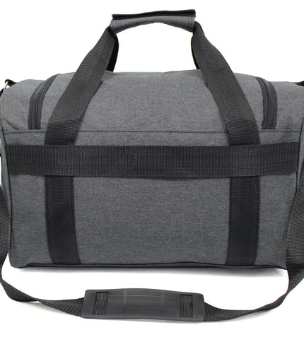 Holdall Carry On 40x 20 x25cm Under-seat Travel Cabin Bag for Ryanair, Easy Jet Grey