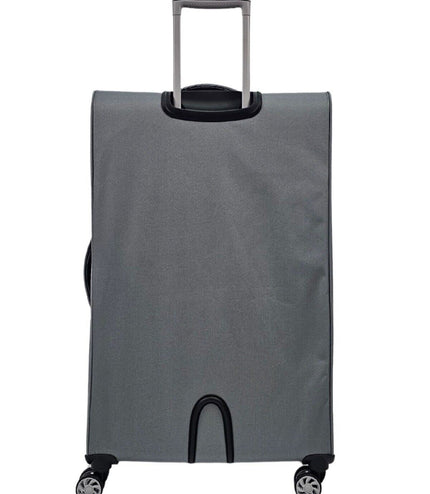 Beverley Large Soft Shell Suitcase in Grey