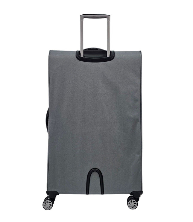 Beverley Large Soft Shell Suitcase in Grey