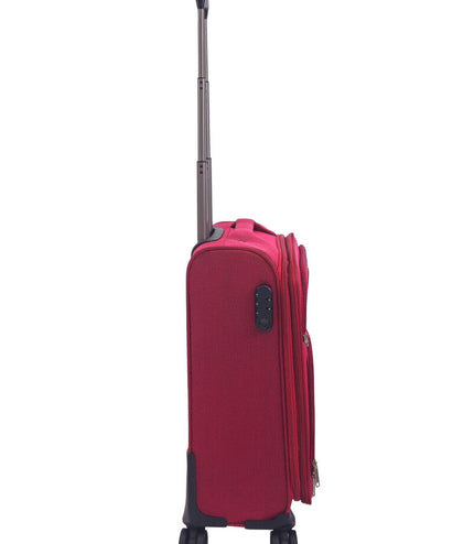 Andover Cabin Soft Shell Suitcase in Burgundy