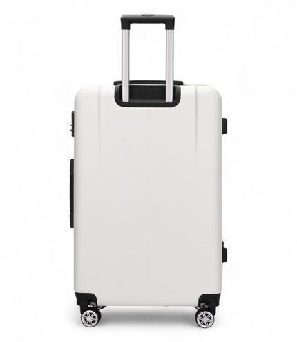 Calgary Medium Hard Shell Suitcase in Cream White