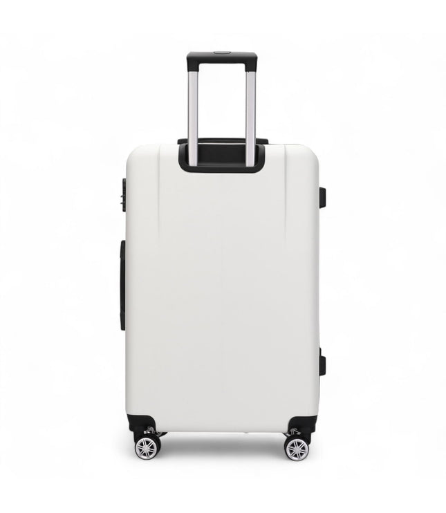 Calgary Medium Hard Shell Suitcase in Cream White