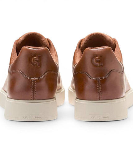 Cole Haan Men's GrandPro Luxe Mile Trainer Brown Suede Sneakers - C43941