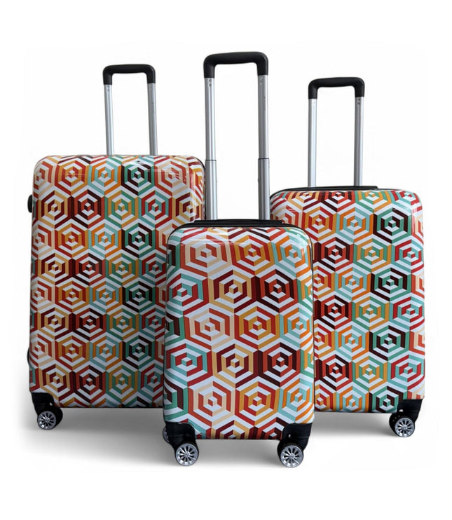 Ballina Set of 3 Hard Shell Suitcase in Ombre