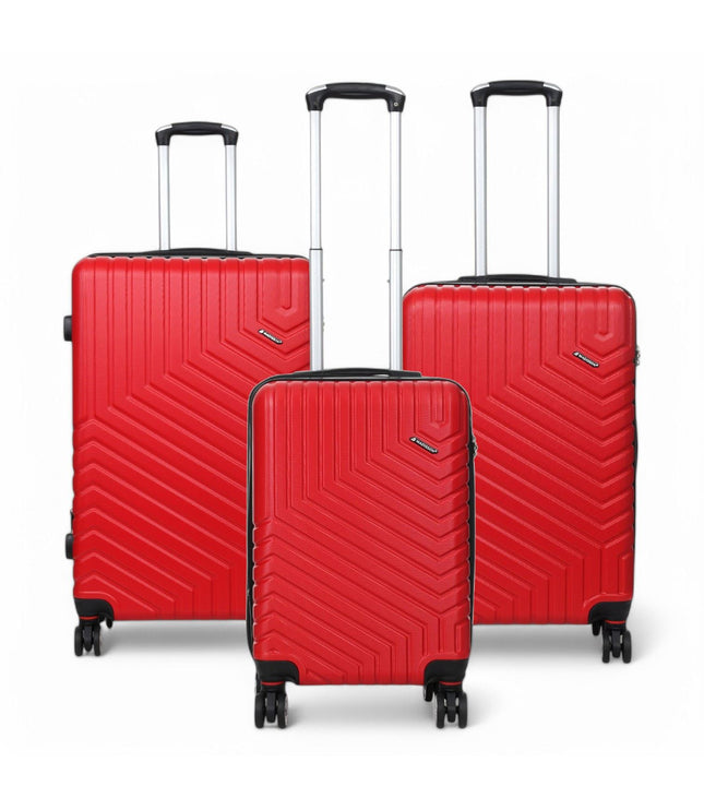 Bega Set of 3 Hard Shell Suitcase in Red