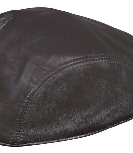 Mens  Flat Hat Leather Peaky Blinders Beret Newsboy Gatsby Golf Cabbie Cap