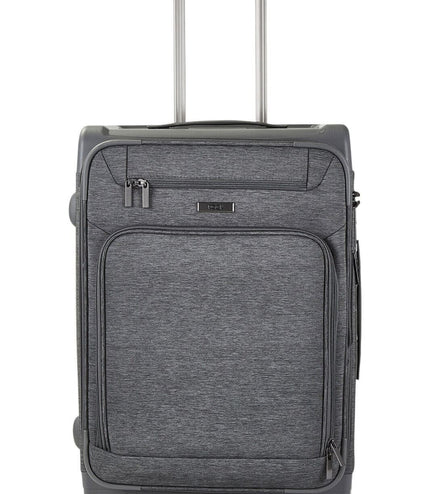 Amesbury Medium Soft Shell Suitcase in Grey