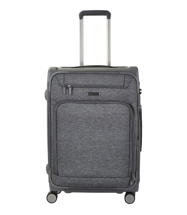 Amesbury Medium Soft Shell Suitcase in Grey