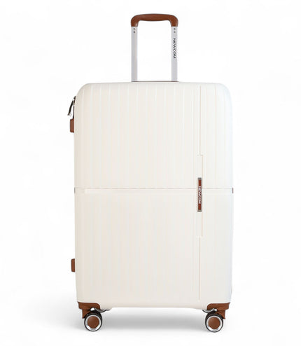 Corowa Medium Hard Shell Suitcase in White