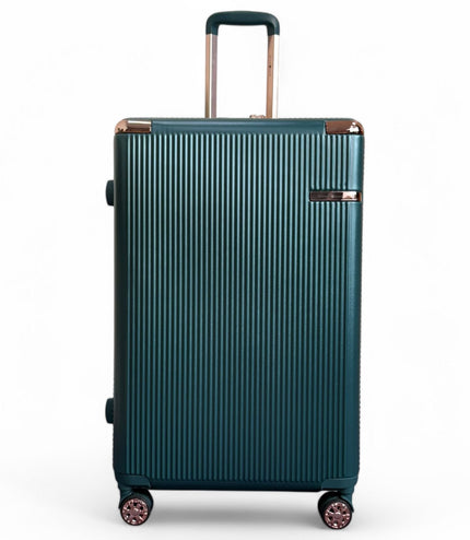 Cowra Large Hard Shell Suitcase in Dark Green