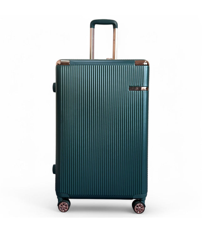 Cowra Large Hard Shell Suitcase in Dark Green