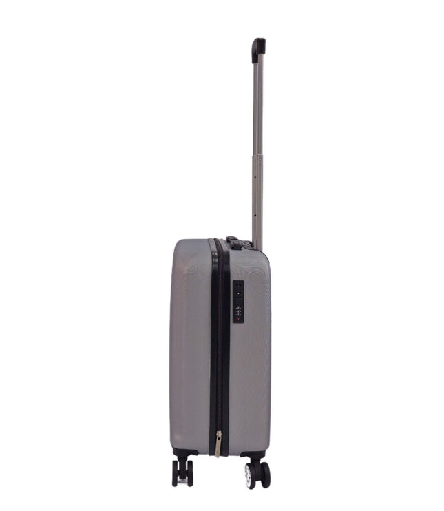 Alsager Cabin Hard Shell Suitcase in Silver