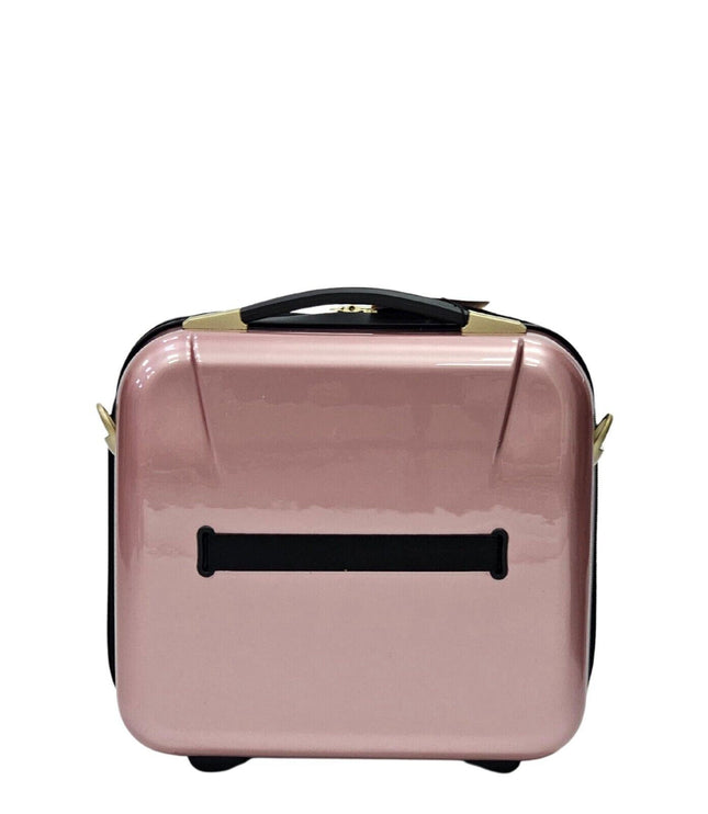 Canvey Cosmetic Hard Shell Suitcase in Pink