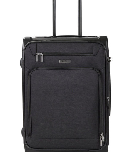 Amesbury Medium Soft Shell Suitcase in Black