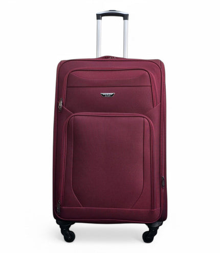 Nagoya Large Soft Shell Suitcase in Wine