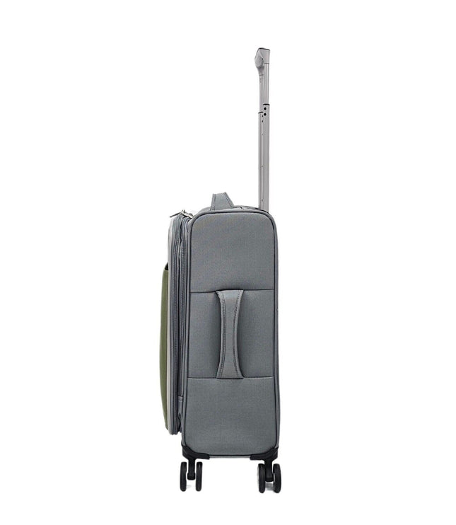Beverley Cabin Soft Shell Suitcase in Grey
