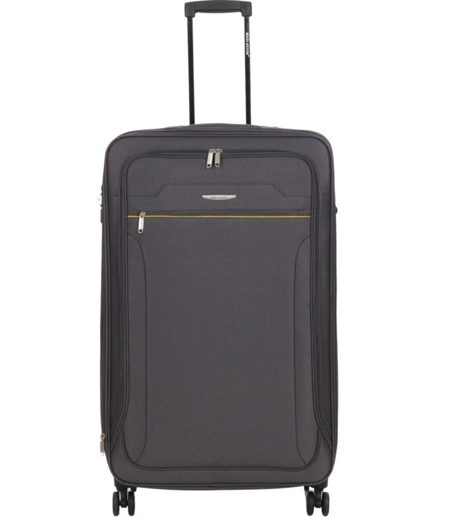 Cinderford Large Soft Shell Suitcase in Grey