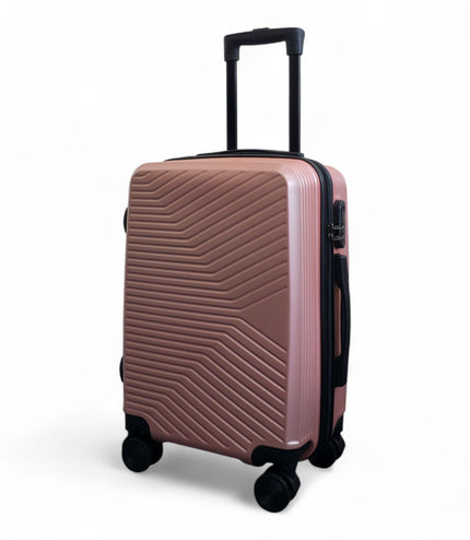 Junee Cabin Hard Shell Suitcase in Rose Gold