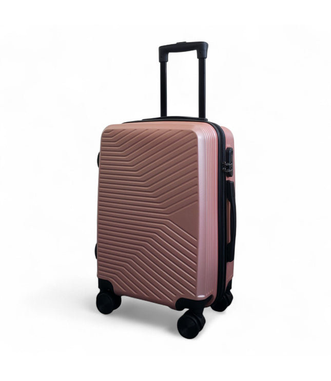 Junee Cabin Hard Shell Suitcase in Rose Gold
