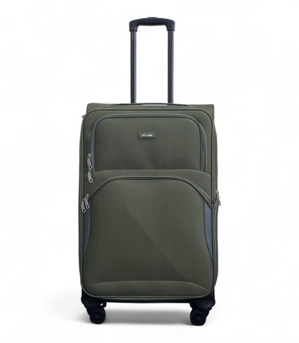 Gosford Medium Soft Shell Suitcase in Green