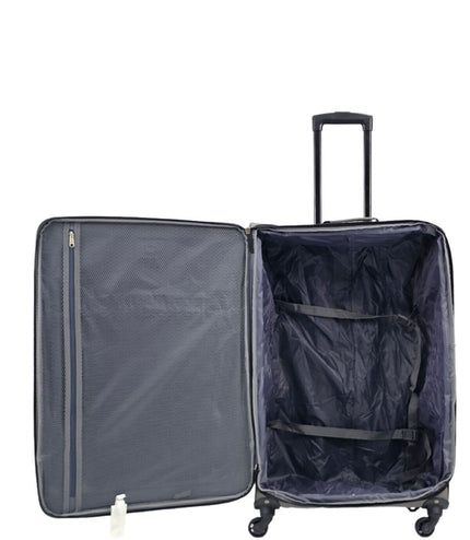 Corsham Large Soft Shell Suitcase in Grey