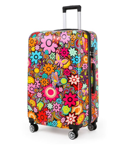 Congleton Large Hard Shell Suitcase in Flower