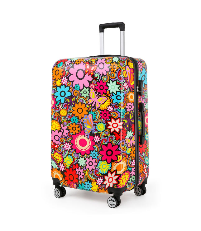 Congleton Large Hard Shell Suitcase in Flower