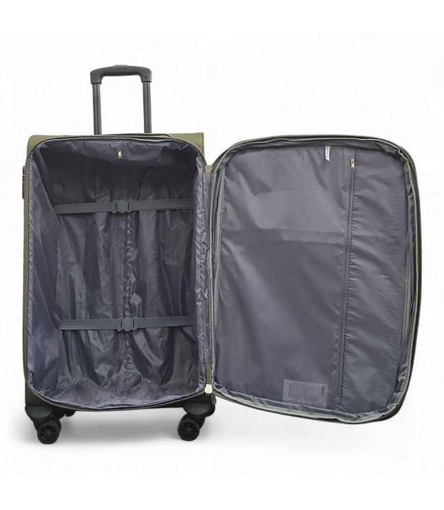 Gosford Set of 4 Soft Shell Suitcase in Green