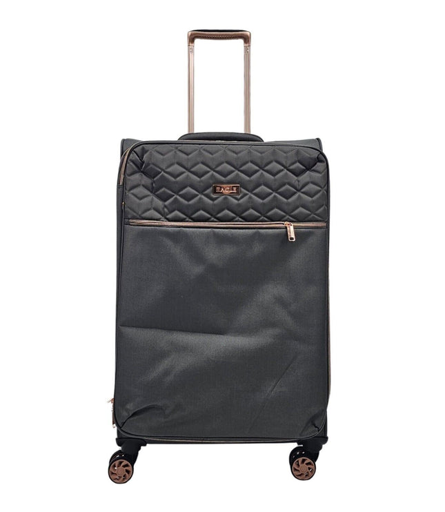 Bexley Medium Soft Shell Suitcase in Grey