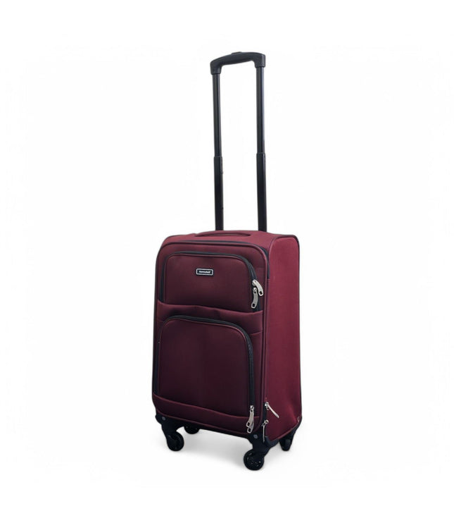 Tahara Cabin Soft Shell Suitcase in Wine