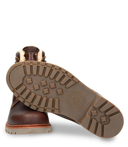 Panama Jack Men's P03 Aviator C23 Chestnut Waterproof Leather Ankle Boots