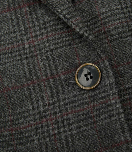 Womens Tweed 1920s Herringbone Charcoal Waistcoat