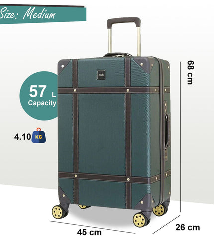 Alston Medium Hard Shell Suitcase in Green