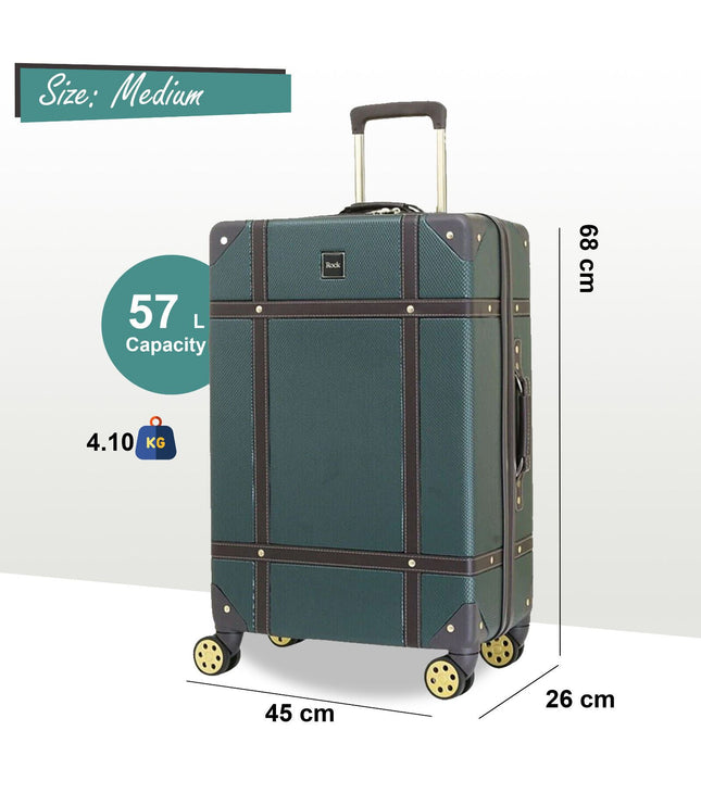 Alston Medium Hard Shell Suitcase in Green