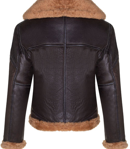 Womens RAF Sheepskin Flying Jacket-Albany