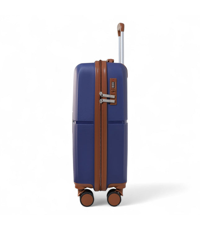 Corowa Medium Hard Shell Suitcase in Teal Blue