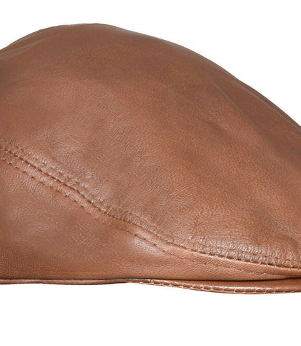 Mens  Flat Hat Leather Peaky Blinders Beret Newsboy Gatsby Golf Cabbie Cap
