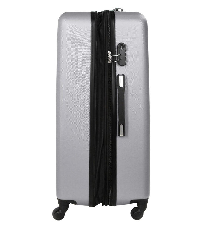 Coalville Large Hard Shell Suitcase in Silver