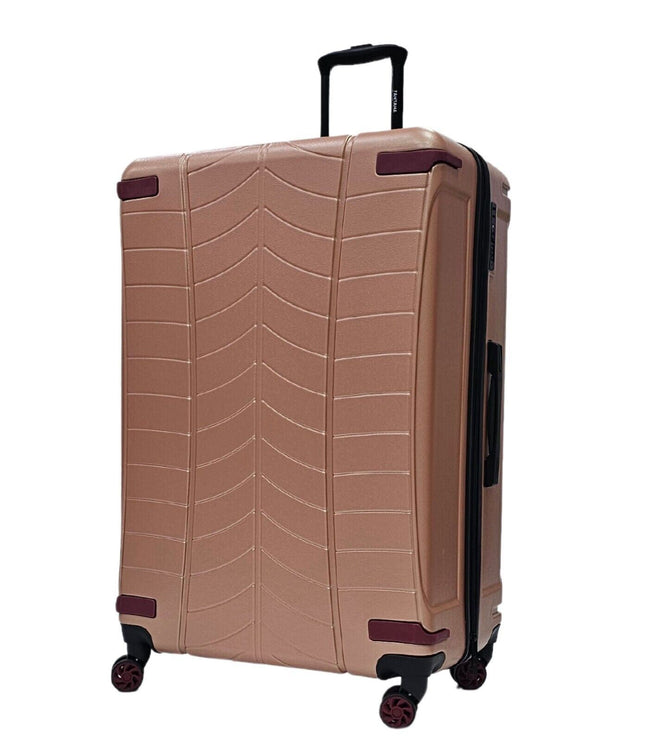 Chilton Double Extra Large Hard Shell Suitcase in Rose Gold