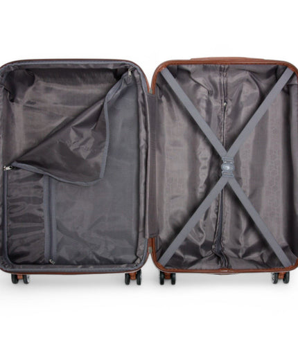 Armidale Medium Hard Shell Suitcase in Coffee