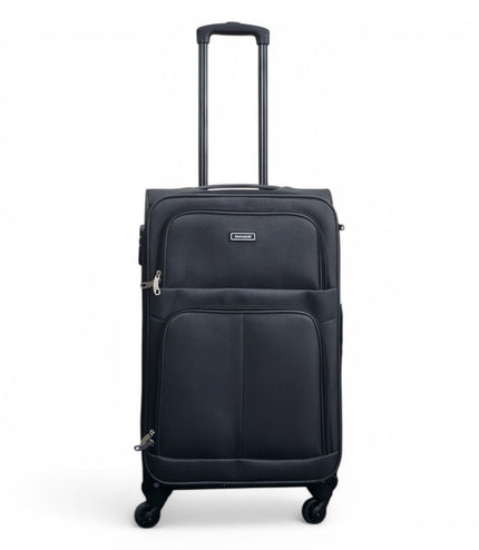 Tahara Medium Soft Shell Suitcase in Grey
